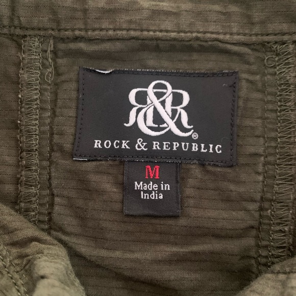 Men's Rock & Republic Casual Button Down Shirt sz Medium - Picture 8 of 14